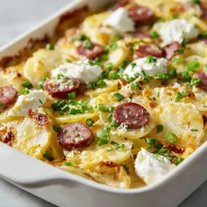 Easy Pierogi Casserole With Sausage Recipe Homemade Pierogi Sausage Casserole Best Sausage Pierogi Casserole Ideas Creamy ...