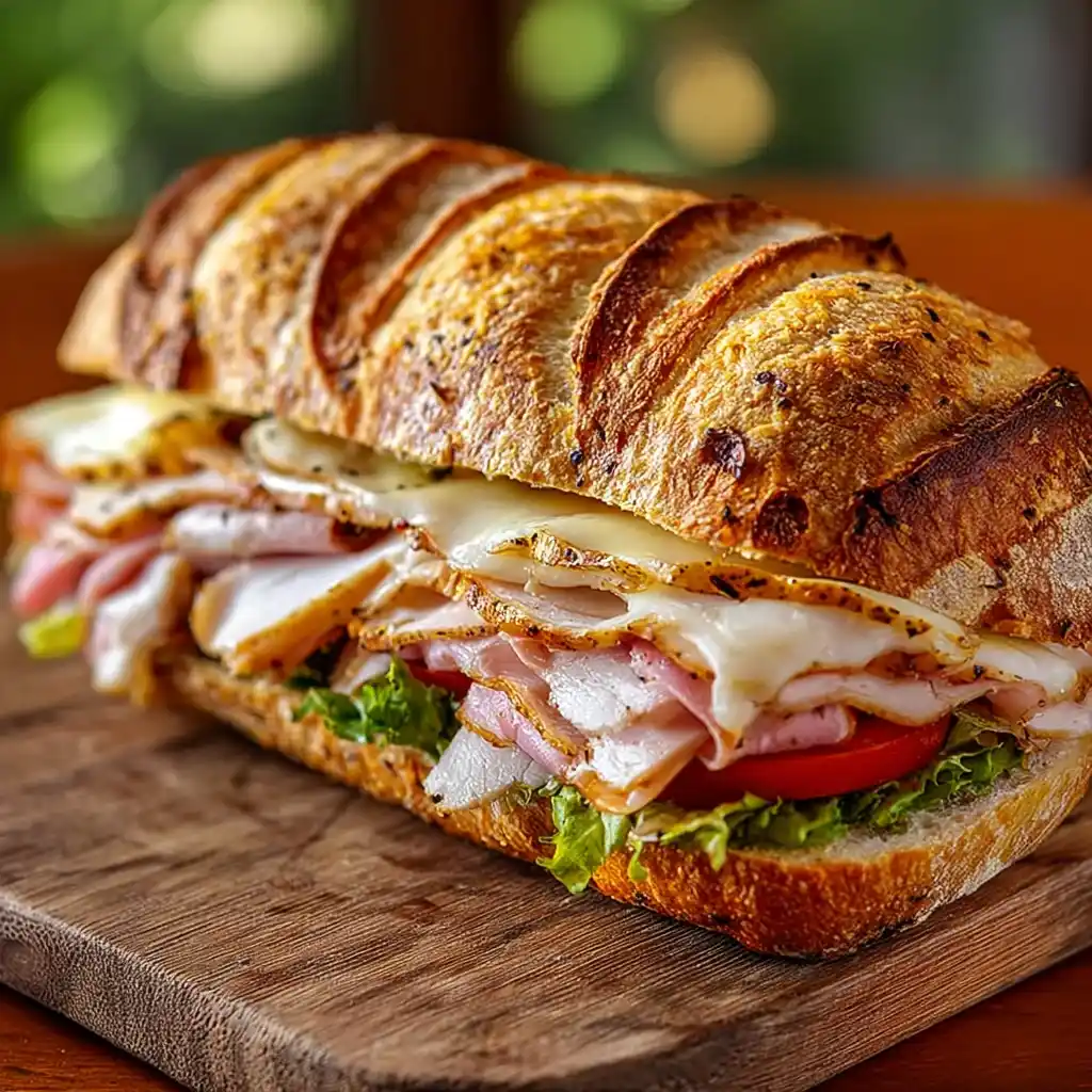 Grilled Chicken Cordon Bleu Sandwich