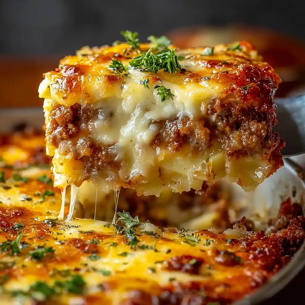 Loaded Potato Meatloaf Casserole