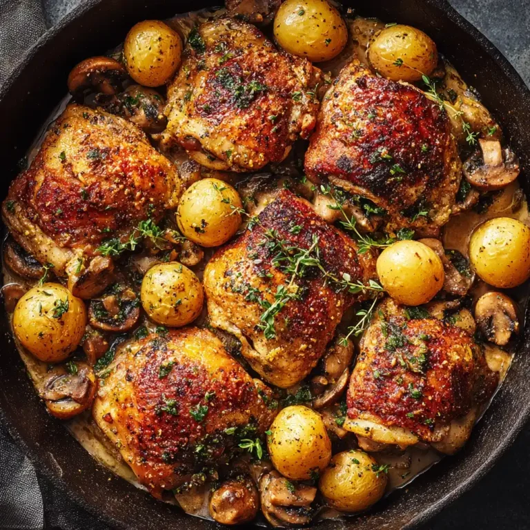 Easy One-pan Chicken Potatoes Gravy Recipe Healthy Chicken And Potatoes With Gravy Meal Quick Dinner Recipe Chicken Potato...