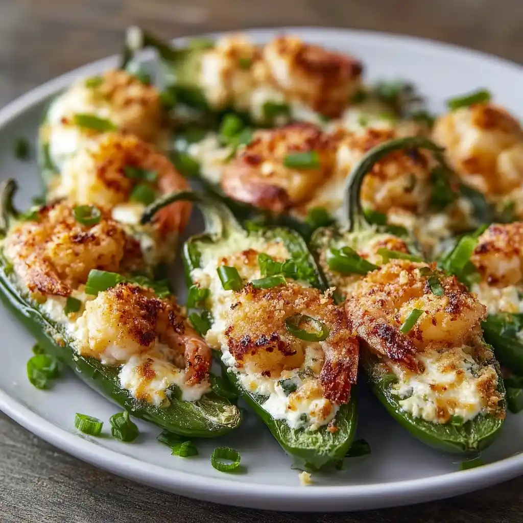 Shrimp Stuffed Jalapeño Poppers: A Spicy Delight