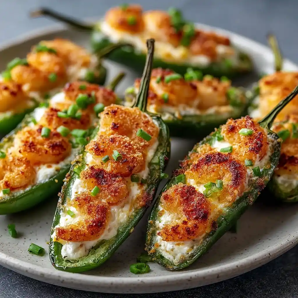 Shrimp Stuffed Jalapeño Poppers
