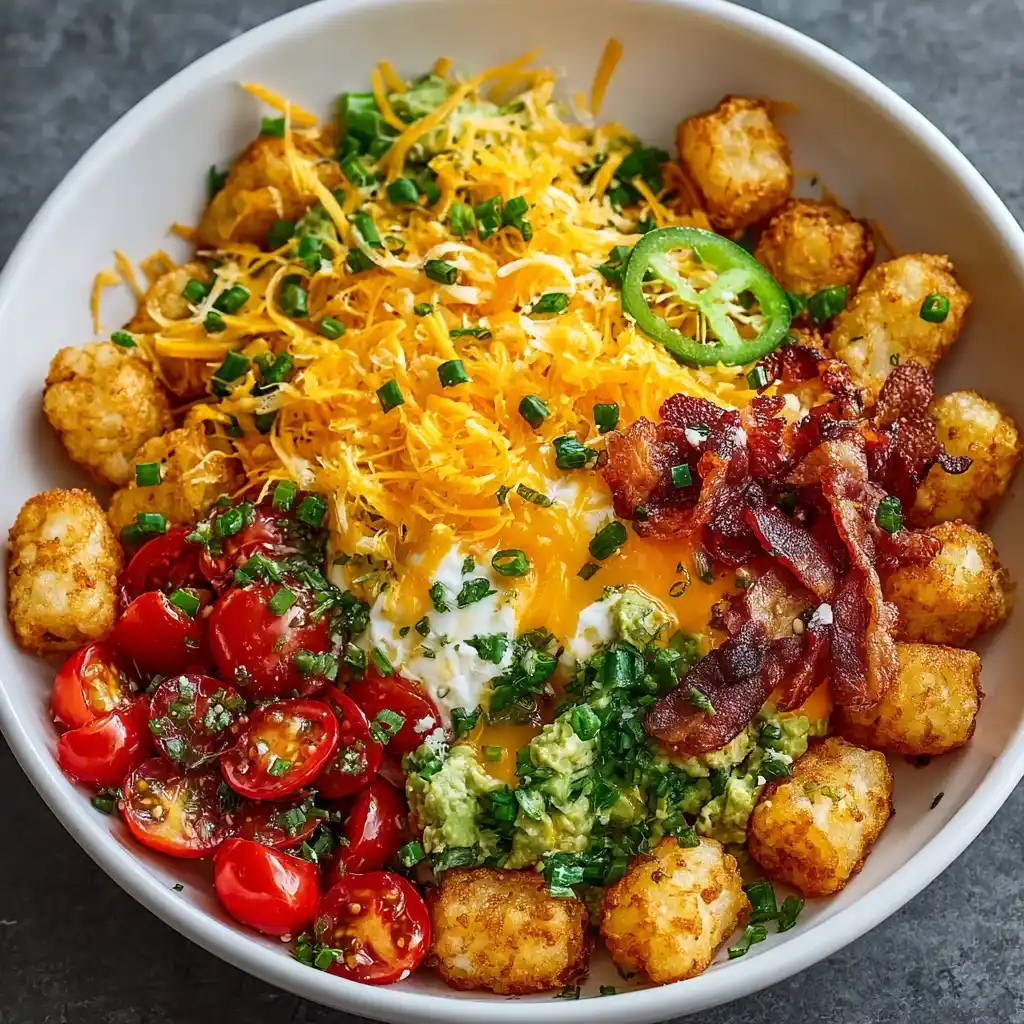 The Ultimate Tater Tot Breakfast Bowl Recipe