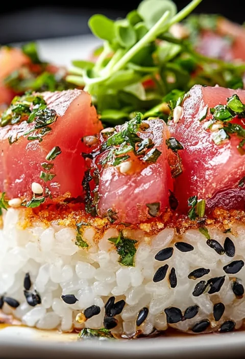 Best Crispy Rice Spicy Tuna Recipe How To Make Spicy Tuna Crispy Rice At Home Crispy Rice Spicy Tuna Sushi Recipe Where To...