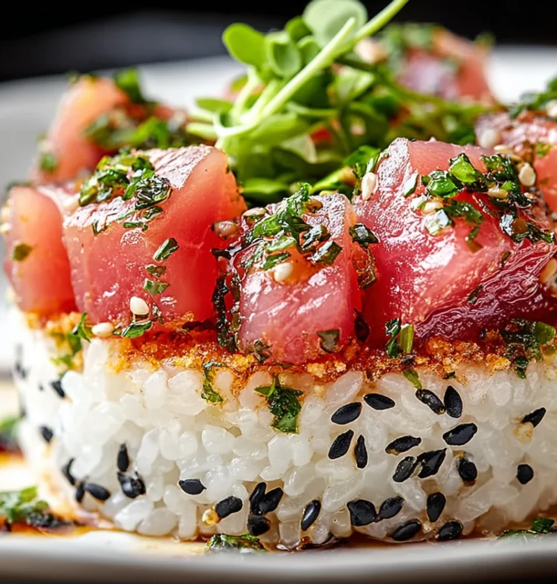 Best Crispy Rice Spicy Tuna Recipe How To Make Spicy Tuna Crispy Rice At Home Crispy Rice Spicy Tuna Sushi Recipe Where To...