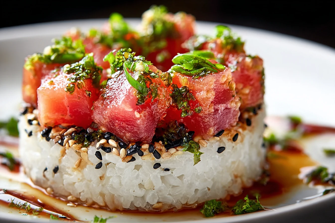 Best Crispy Rice Spicy Tuna Recipe How To Make Spicy Tuna Crispy Rice At Home Crispy Rice Spicy Tuna Sushi Recipe Where To...