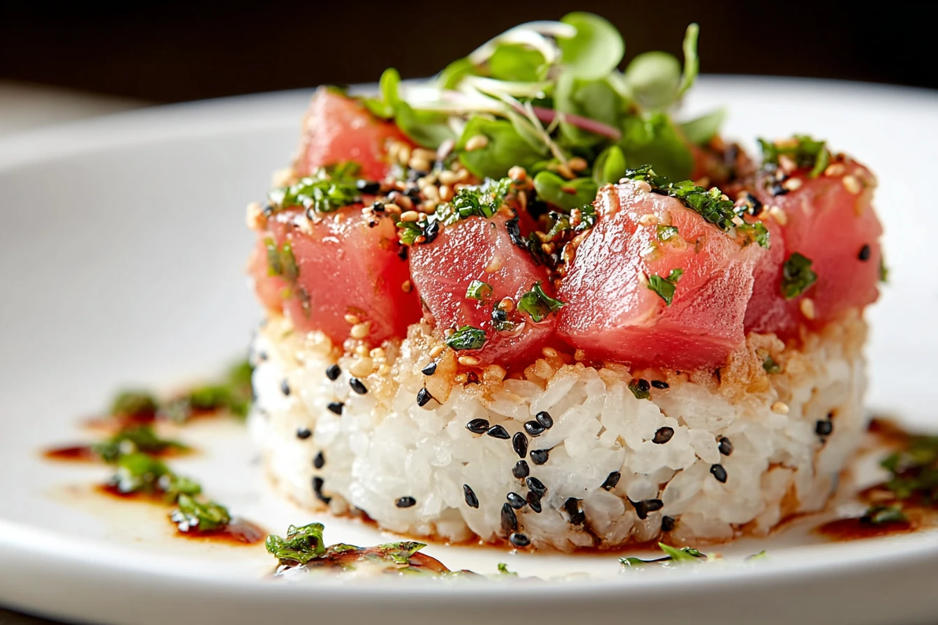 Best Crispy Rice Spicy Tuna Recipe How To Make Spicy Tuna Crispy Rice At Home Crispy Rice Spicy Tuna Sushi Recipe Where To...