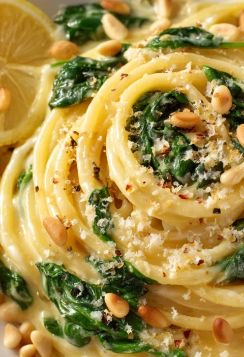 Creamy Lemon Ricotta Pasta Recipe Best Spinach Ricotta Pasta Dish How To Make Lemon Ricotta Pasta Lemon Ricotta Pasta With...