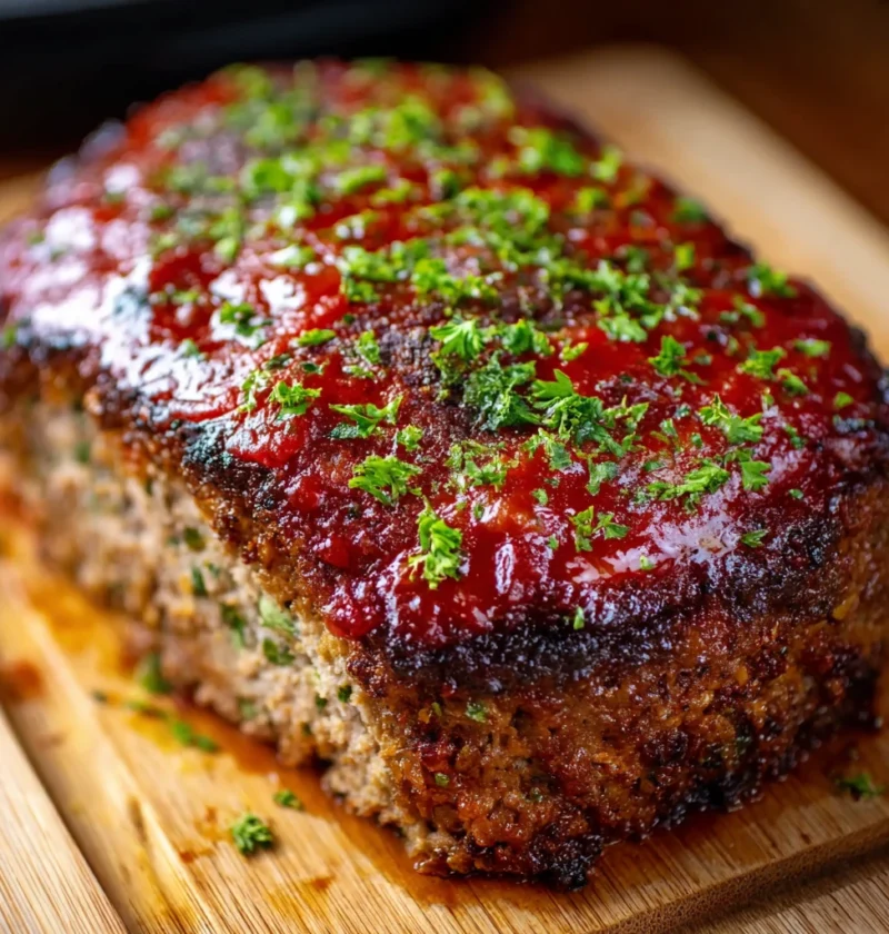 Easy Air Fryer Meatloaf Recipe Best Meatloaf Recipe For Air Fryer Gluten-free Air Fryer Meatloaf Keto Air Fryer Meatloaf T...