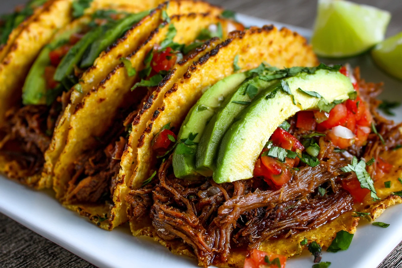 Easy Crockpot Chipotle Pot Roast Taco Recipe Homemade Chipotle Pot Roast Tacos Slow Cooker Best Slow Cooker Chipotle Beef ...