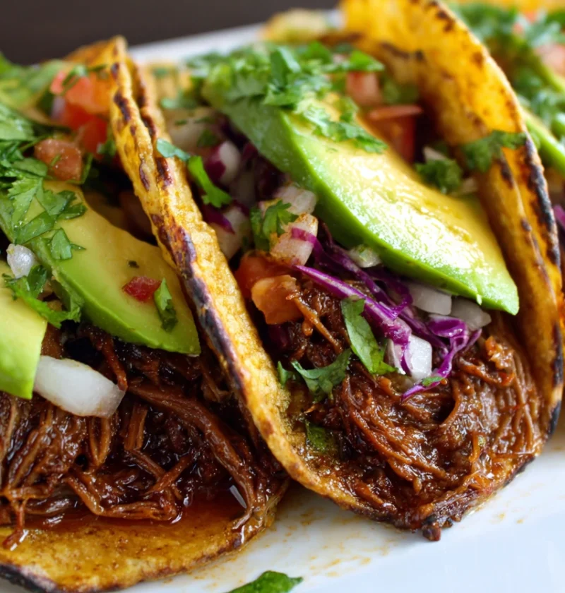 Easy Crockpot Chipotle Pot Roast Taco Recipe Homemade Chipotle Pot Roast Tacos Slow Cooker Best Slow Cooker Chipotle Beef ...