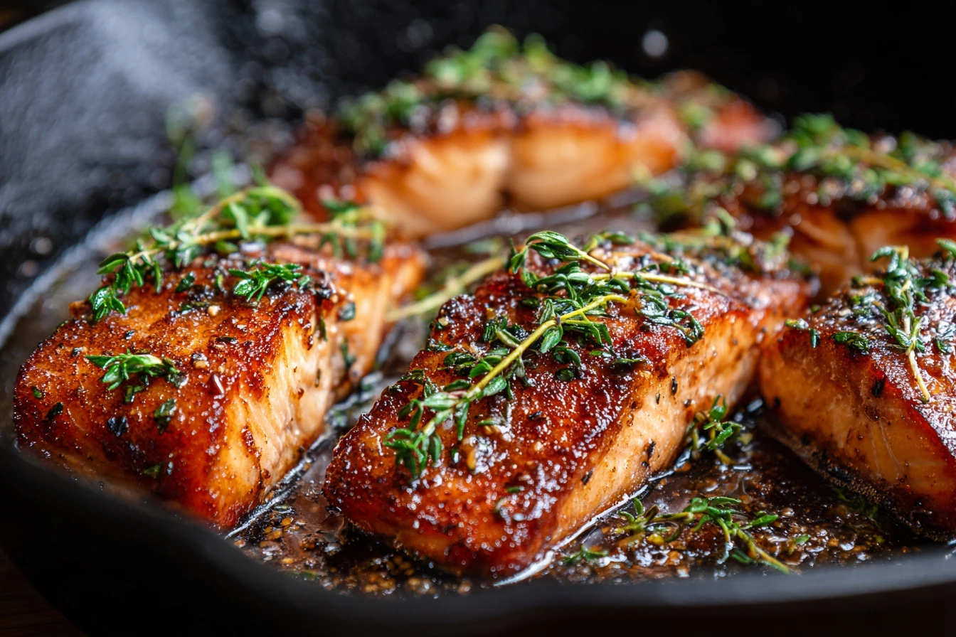 25-Minute One-Pan Honey Garlic Butter Salmon