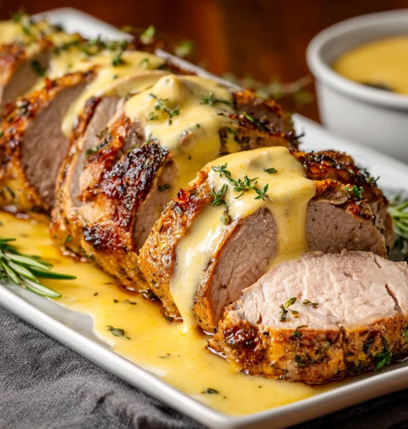 Easy Pork Tenderloin Dijon Cream Recipe Juicy Pork Tenderloin With Dijon Sauce Cooking Tips Best Wine To Pair With Pork Te...