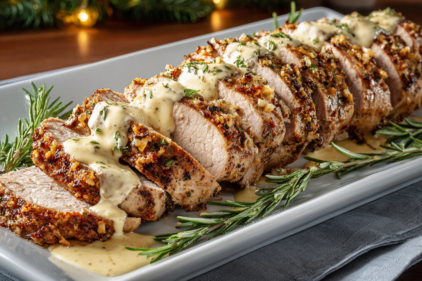 Easy Pork Tenderloin Dijon Cream Recipe Juicy Pork Tenderloin With Dijon Sauce Cooking Tips Best Wine To Pair With Pork Te...