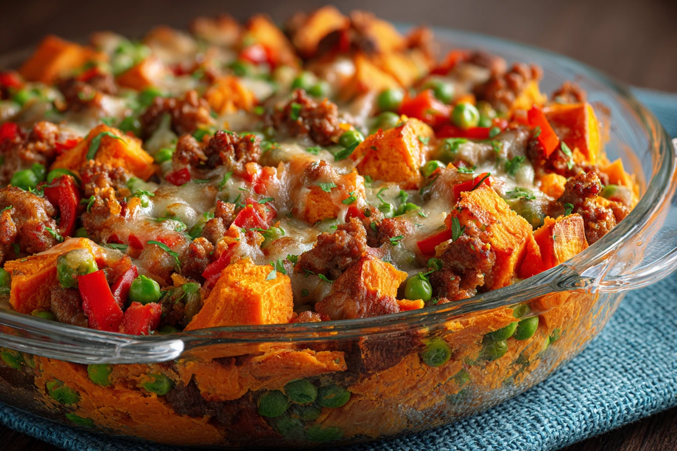 Sweet Potato & Sausage Casserole: Easy Fall Meal