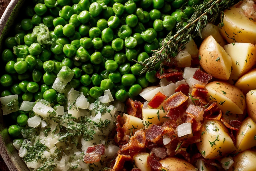 Easy Thanksgiving Peas Recipe Buttered Peas With Herbs Thanksgiving Simple Herb Buttered Peas Dish Classic Thanksgiving Si...