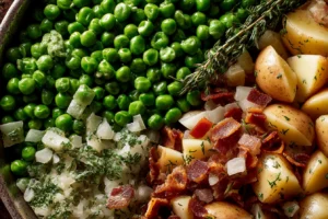 Thanksgiving Peas with Butter and Herbs