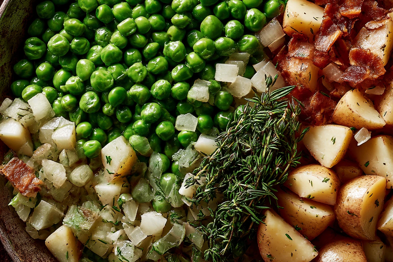 Thanksgiving Peas with Butter and Herbs