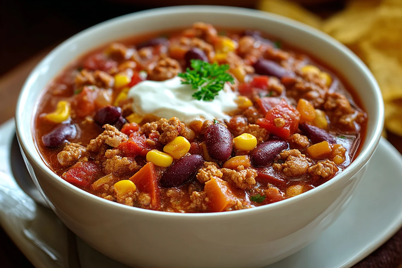 Hearty Turkey Chili Recipe for Cozy Evenings (20-Minute)