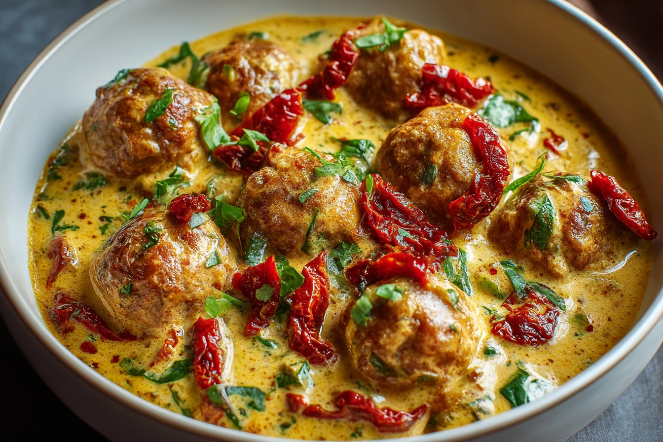 Creamy Tuscan Low Carb Meatballs – Rich, Keto-Friendly Comfort Food