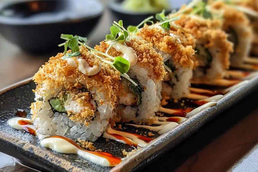 California Crunch Roll Recipe Homemade California Crunch Roll Make California Sushi At Home DIY California Crunch Sushi Re...