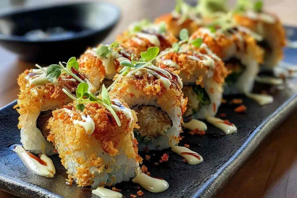California Crunch Roll Recipe Homemade California Crunch Roll Make California Sushi At Home DIY California Crunch Sushi Re...