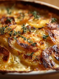 Cheesy French Onion Potato Bake