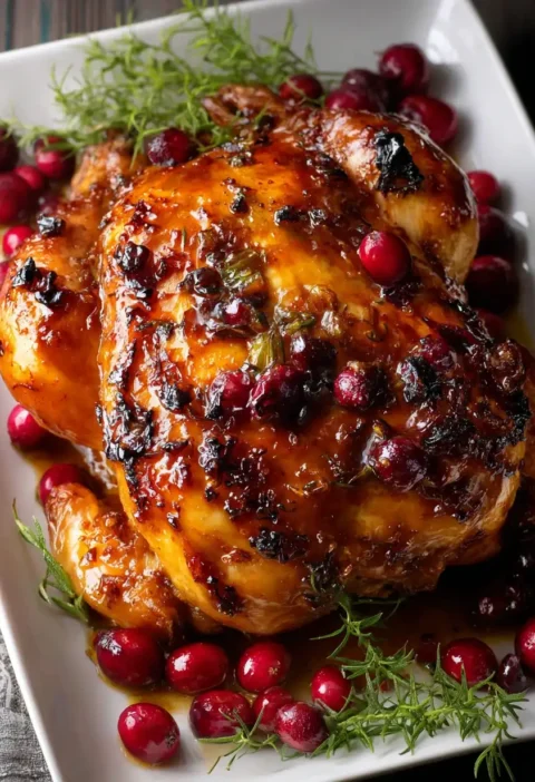 Cranberry Maple Roast Chicken Recipe Best Cranberry Maple Chicken How To Make Cranberry Maple Roast Chicken Cranberry Mapl...