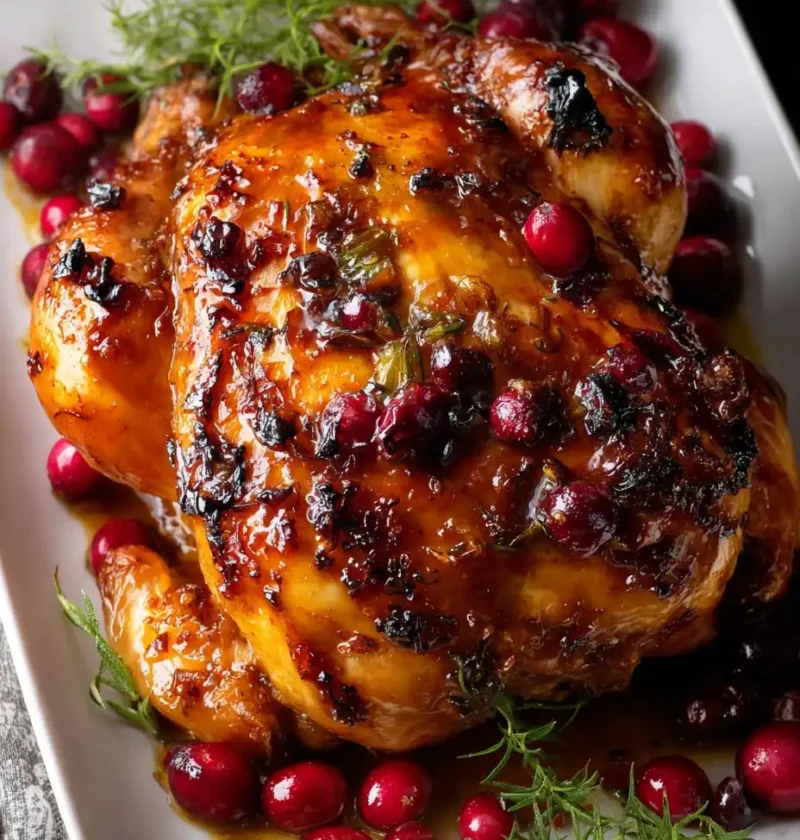 Cranberry Maple Roast Chicken Recipe Best Cranberry Maple Chicken How To Make Cranberry Maple Roast Chicken Cranberry Mapl...
