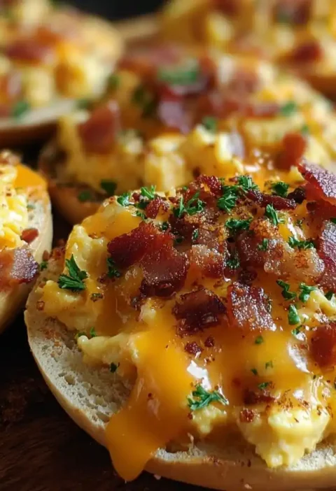 Easy English Muffin Breakfast Pizza Recipe Homemade English Muffin Pizza Breakfast Best Cheese For English Muffin Breakfas...