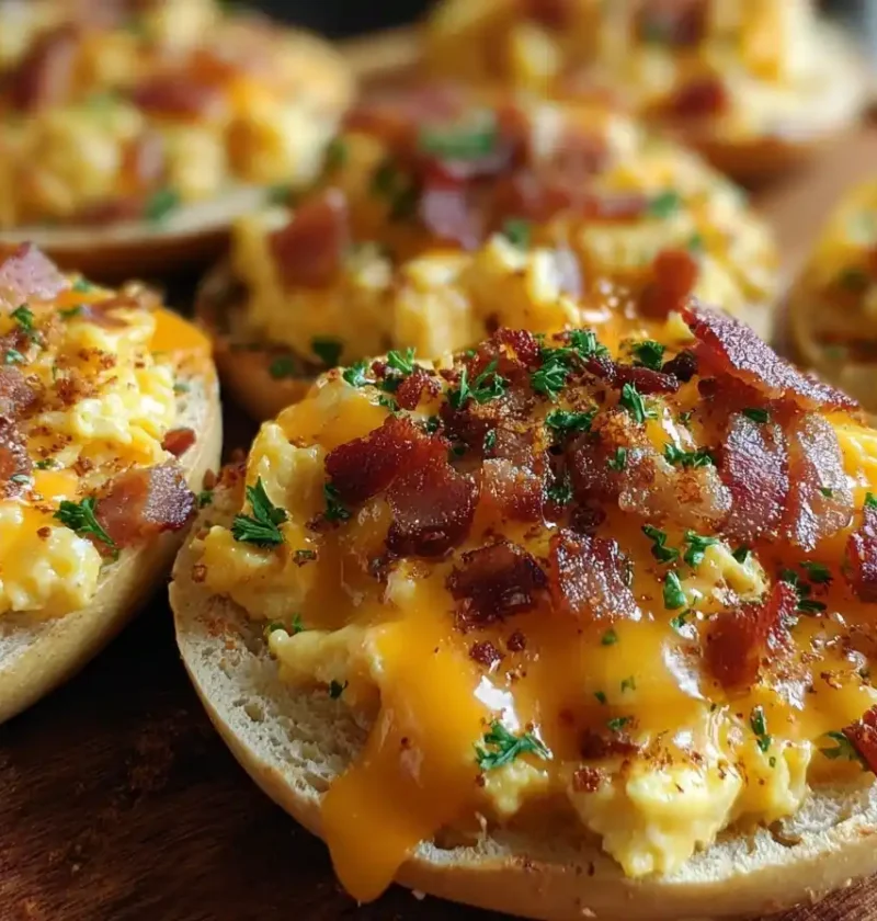 Easy English Muffin Breakfast Pizza Recipe Homemade English Muffin Pizza Breakfast Best Cheese For English Muffin Breakfas...