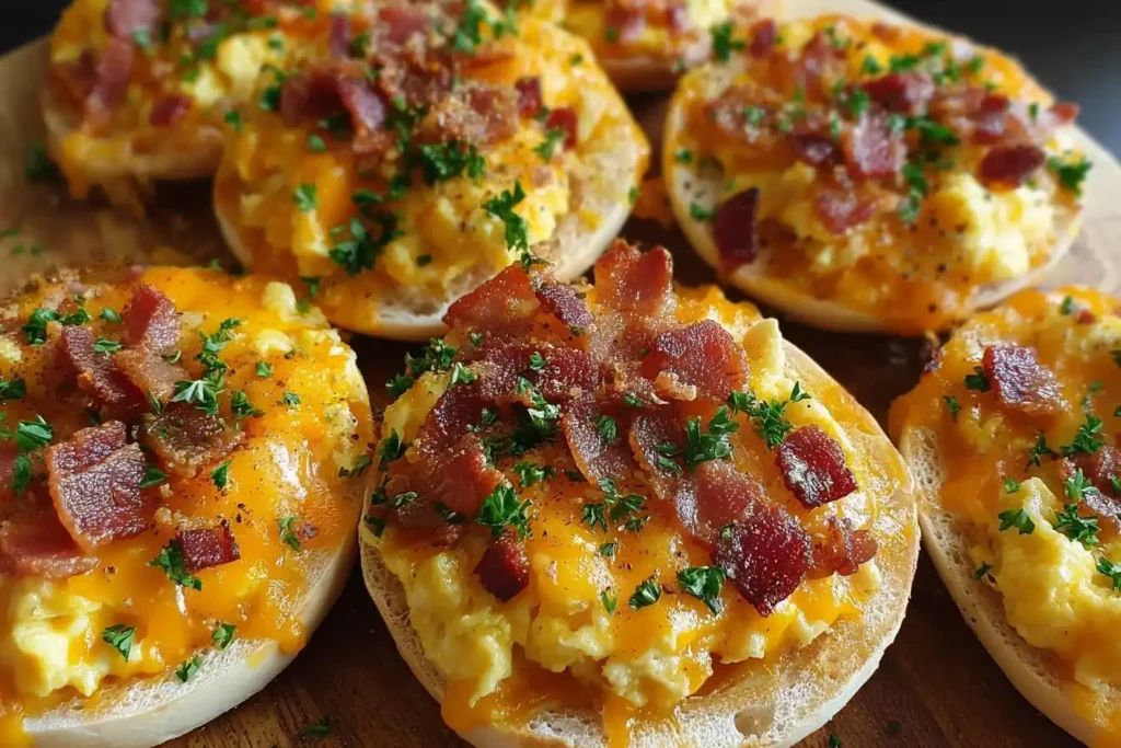 Easy English Muffin Breakfast Pizza Recipe Homemade English Muffin Pizza Breakfast Best Cheese For English Muffin Breakfas...