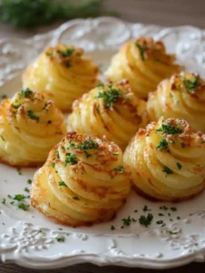 Garlic Parmesan Duchess Potatoes