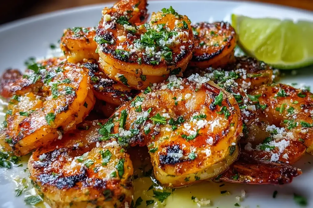 Grilled Coconut Lime Shrimp