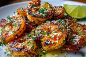 Grilled Coconut Lime Shrimp