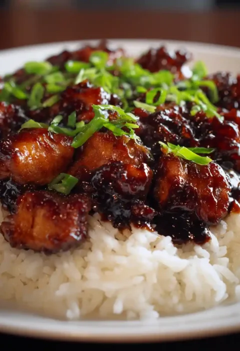 Honey BBQ Chicken Rice Recipe Easy Honey BBQ Chicken One-pot Sweet Smoky Chicken Rice Dish How To Make Honey BBQ Chicken R...