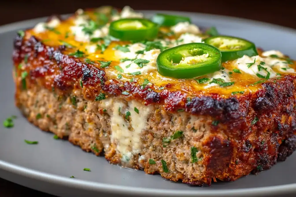 Jalapeño Popper Meatloaf Recipe Spicy Jalapeño Meatloaf Best Cheese For Jalapeño Meatloaf Low Carb Jalapeño Popper Mea...