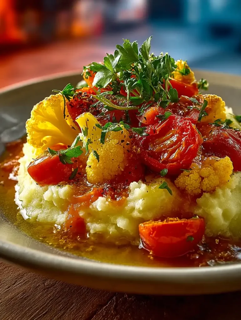 Mashed Potatoes With Vegetable Stew Recipe Easy Vegetable Stew With Mashed Potatoes Best Mashed Potatoes For Stew Pairing ...