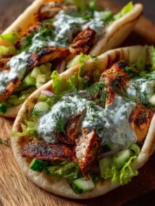 Mediterranean Chicken Gyros