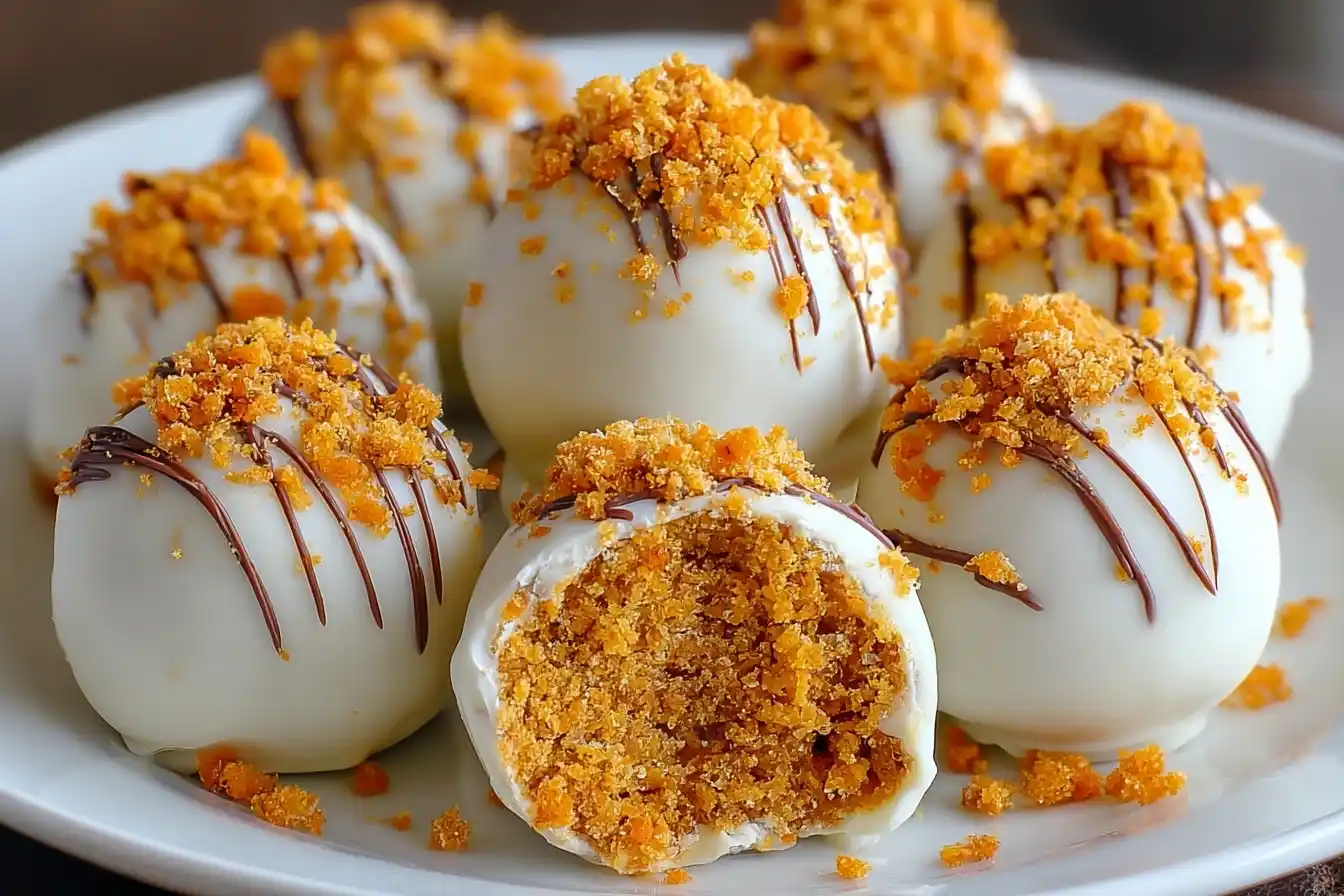 No Bake Pumpkin Cheesecake Balls