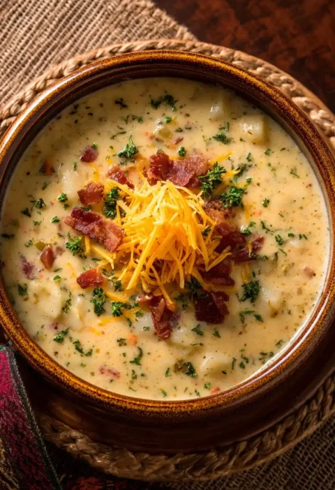 Old-fashioned Potato Soup Recipe Homemade Potato Soup Like Grandma's Best Creamy Potato Soup Old Style Traditional Potato ...