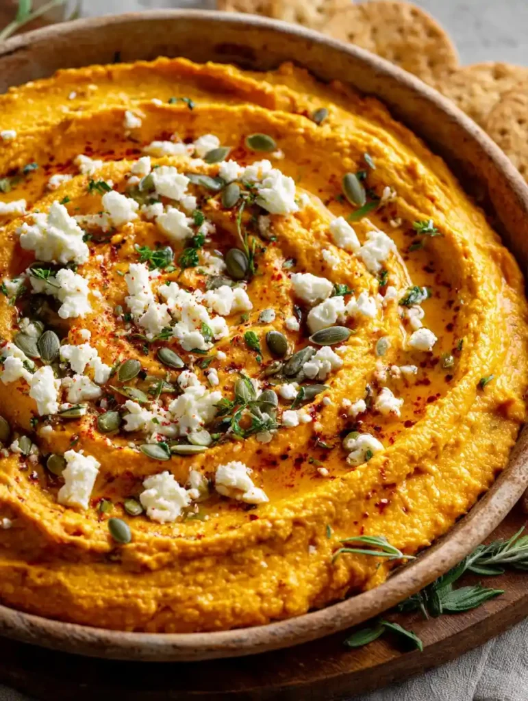 Pumpkin Whipped Feta Dip: A Delicious Fall Appetizer