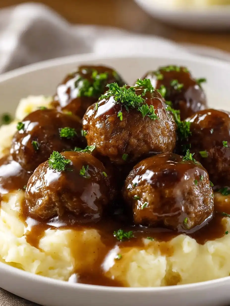 Salisbury Steak Meatballs