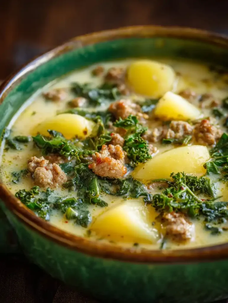 Best Sausage Potato Kale Soup Recipe Easy Sausage Kale And Potato Soup Healthy Sausage Potato Kale Soup Creamy Sausage Pot...