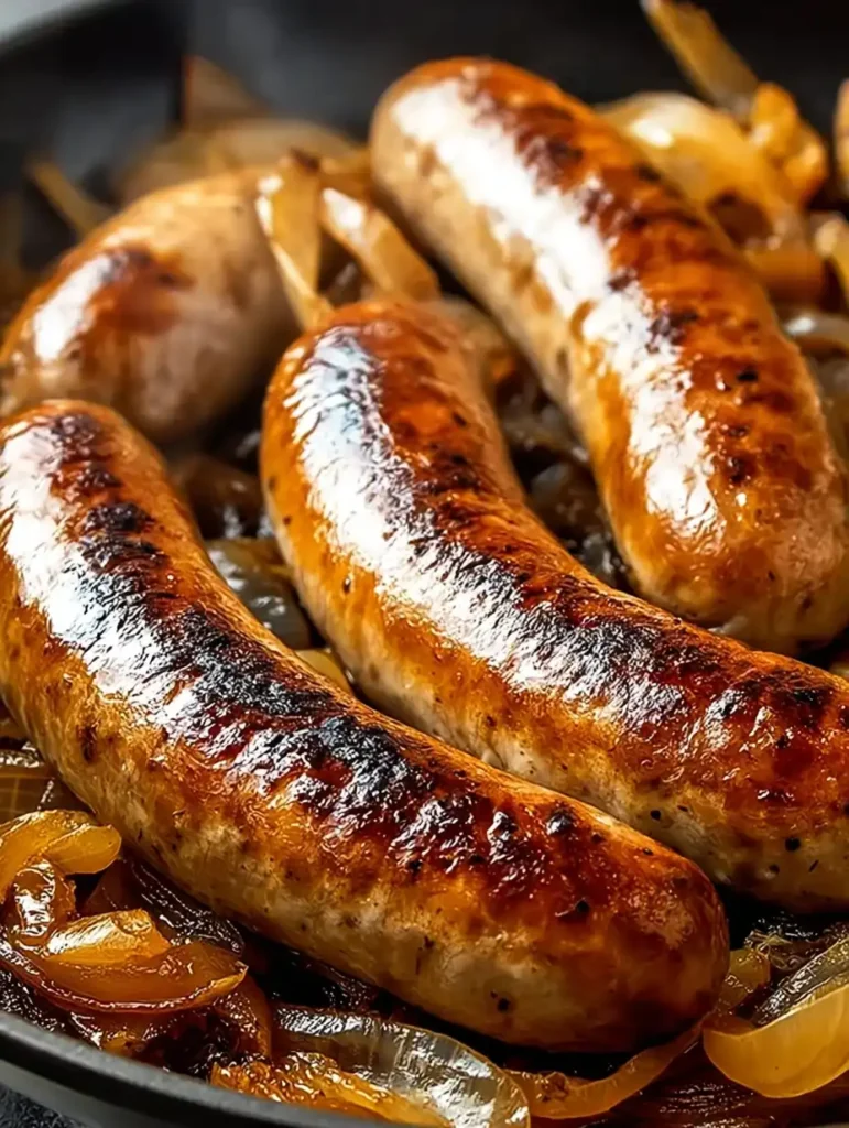 Sausages with Onions