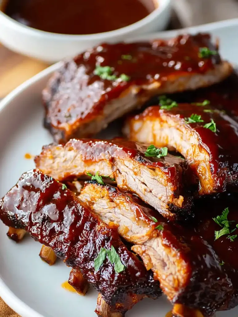 Slow Cooker BBQ Baby Back Ribs