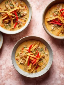Slow Cooker Creamy Chicken Taco Soup