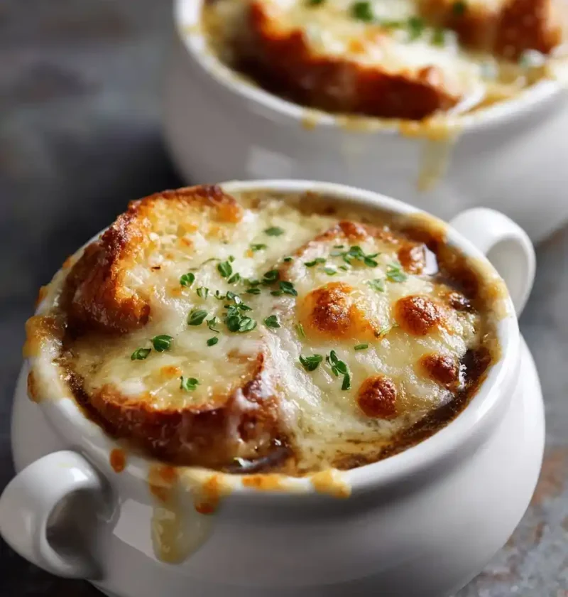 Best Slow Cooker French Onion Soup Recipe Easy Crockpot French Onion Soup Slow Cooker Caramelized Onion Soup Homemade Fren...