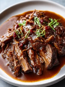 Slow Cooker Hanukkah Beef Brisket