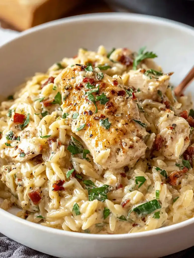 Slow Cooker Parmesan Herb Chicken Recipe Easy Parmesan Herb Chicken Orzo Slow Cooker Best Slow Cooker Chicken Recipes With...